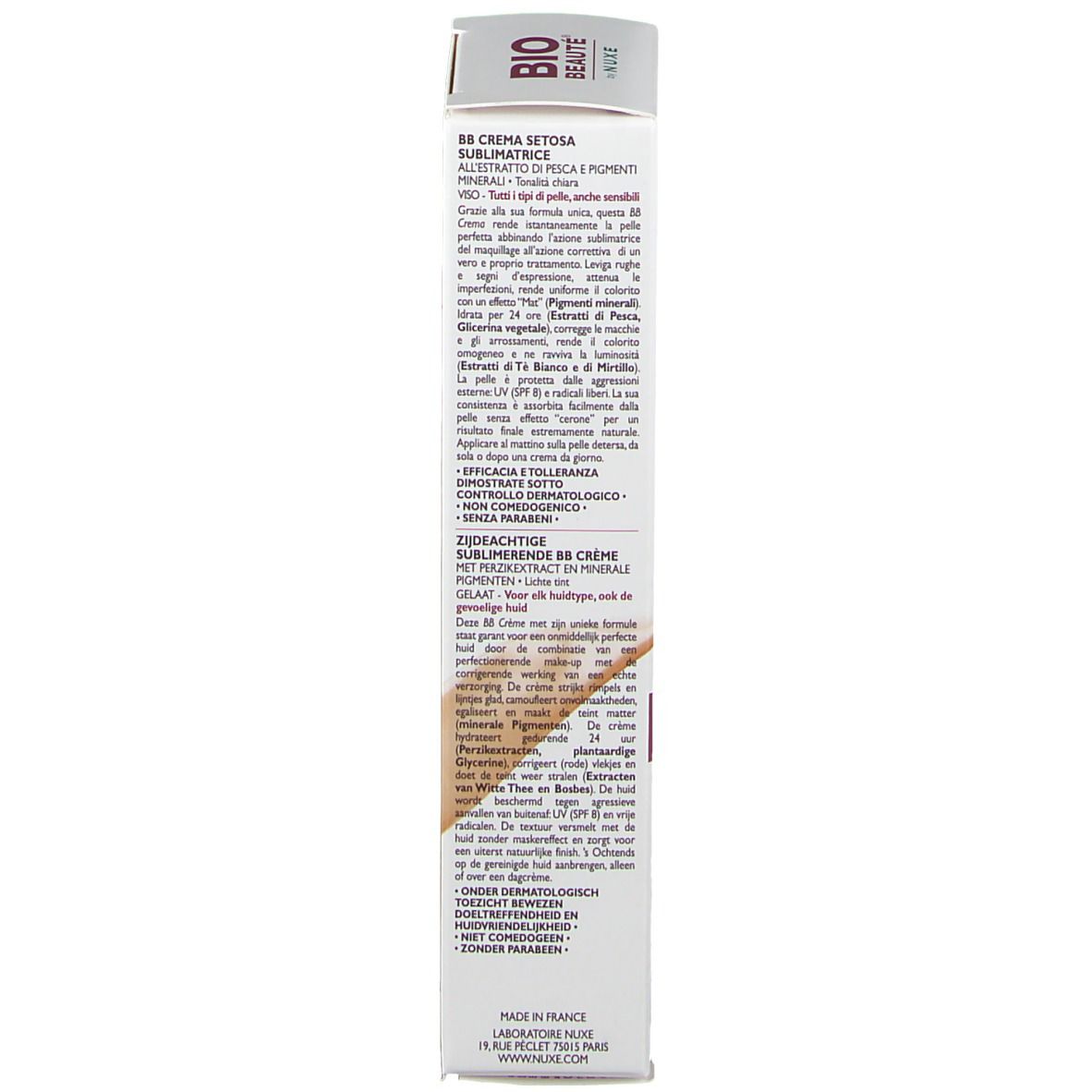 Nuxe Bio-Beauté® BB crème soyeuse perfectrice teinte claire