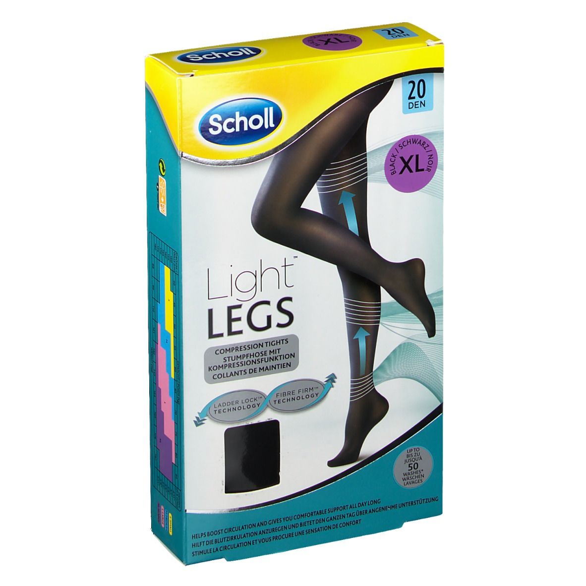 Scholl® Light Legs™ 20 DEN Noir Gr. XL