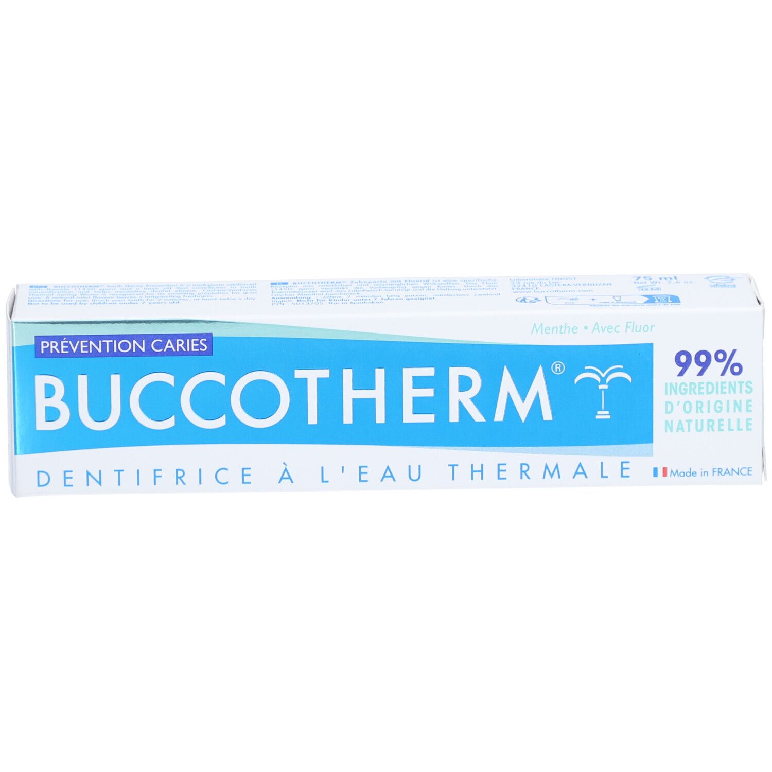 Buccotherm Dentifrice à l'Eau Thermale Prévention Caries