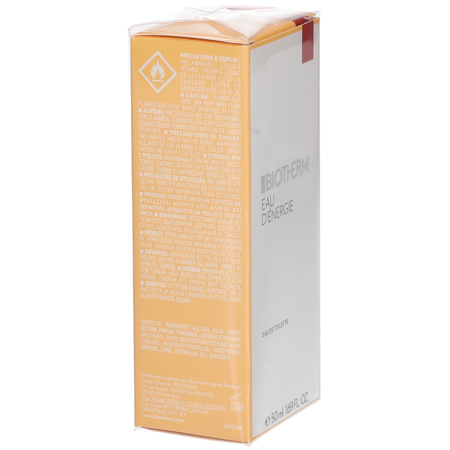 BIOTHERM Eau d'Energie Spray