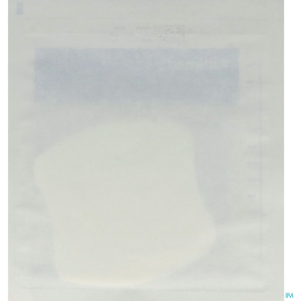 Cutimed Siltec Plus, pansement blanc. Emballé dans du film. Vue du produit.