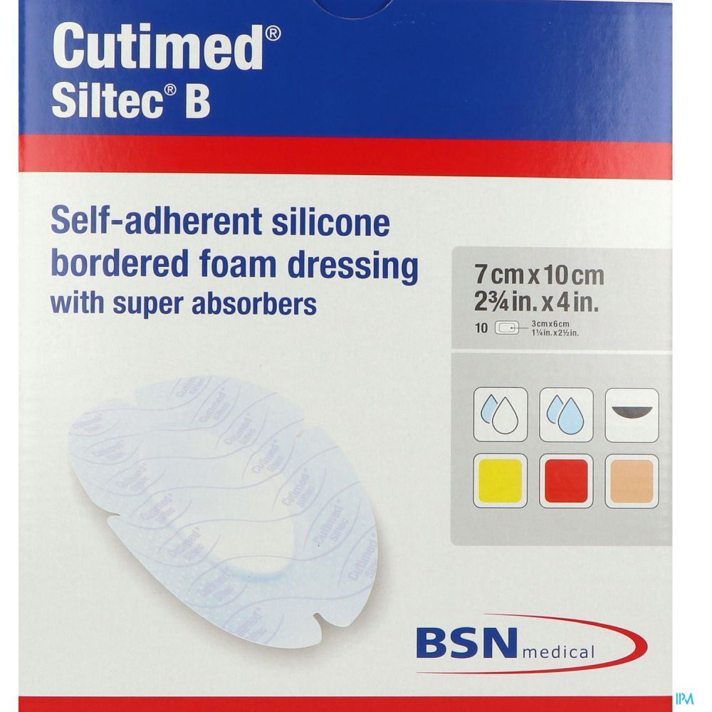 Cutimed® Siltec B 12,5 x 12,5 cm