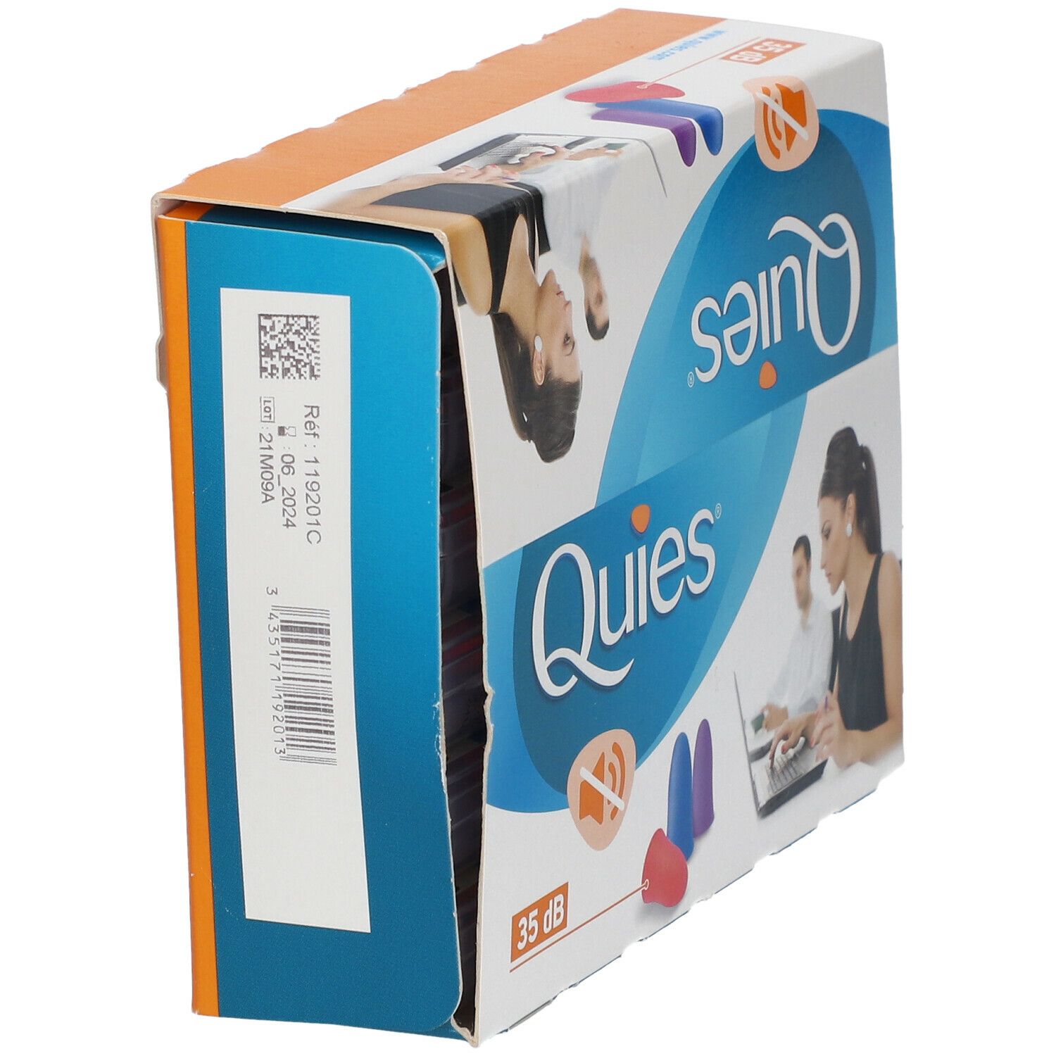 Quies® Mousse Disco Bouchons Auriculaire 6 pc(s) - Redcare Pharmacie