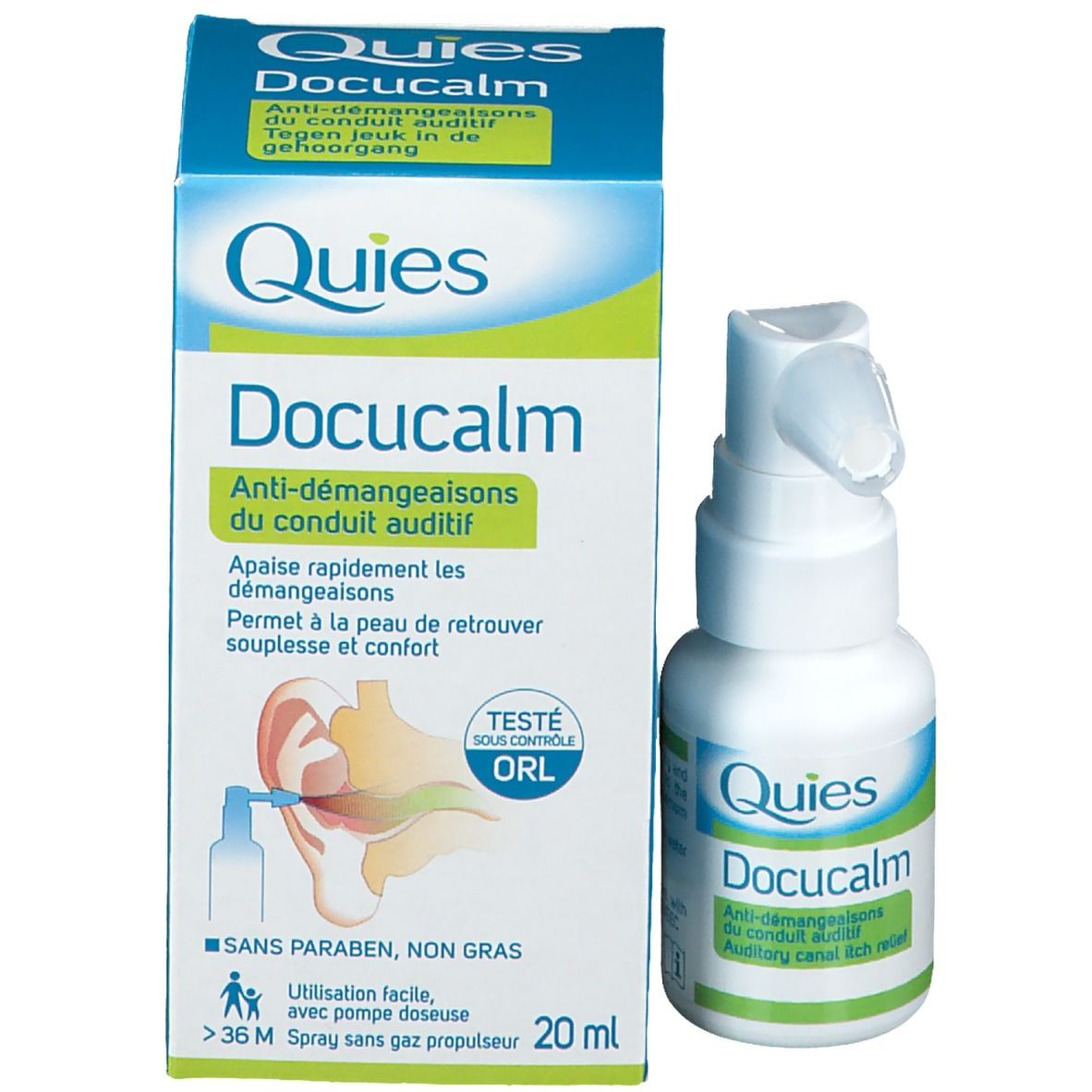 Quies® Docucalm – Spray anti-démangeaisons
