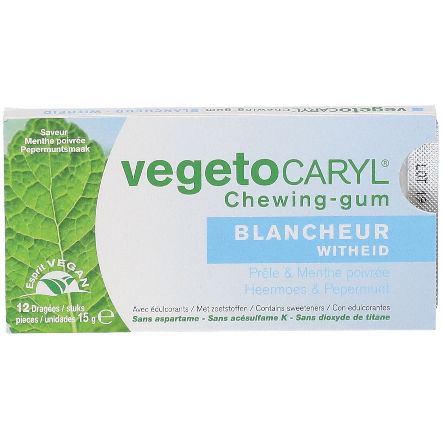 vegetoCARYL® Chewing-gum Blancheur