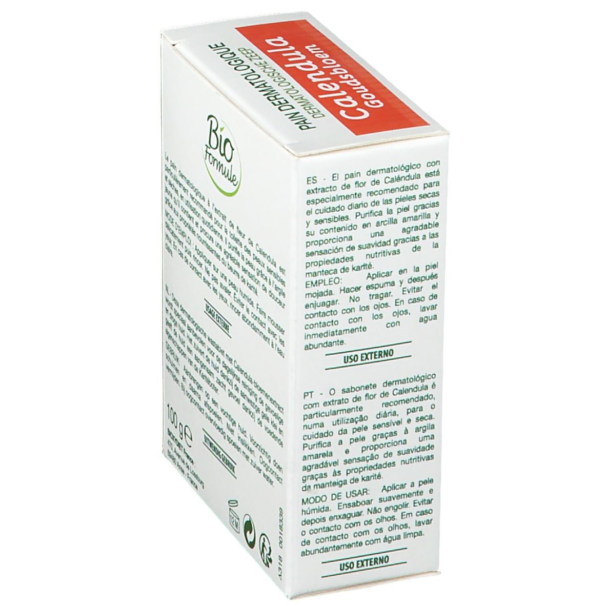 Bio Formule Pain dermatologique Calendula