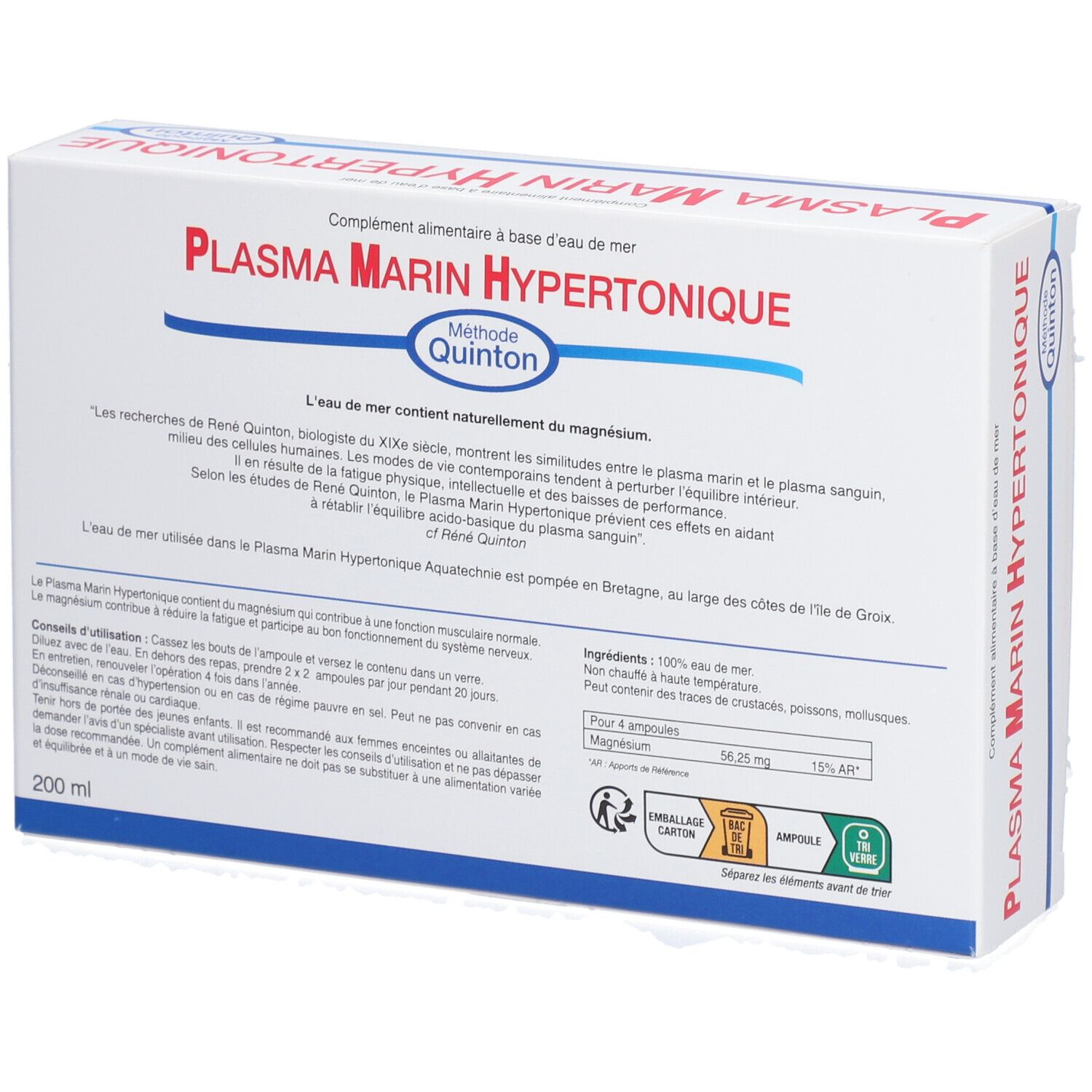 BIO TECHNIE PLASMA MARIN HYPERTONIQUE