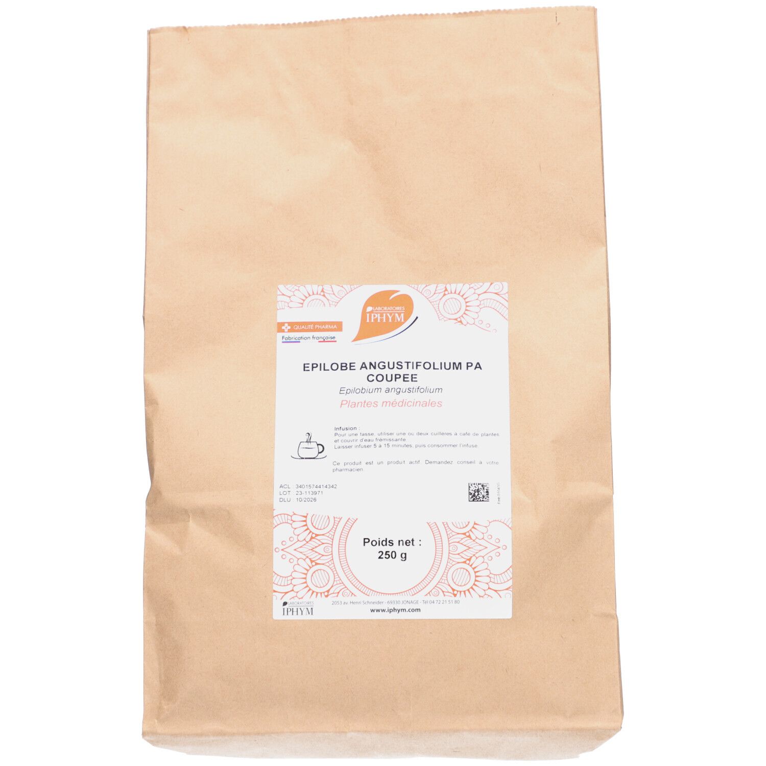 Pharma Plantes Plante Entière d'Epilobe Vrac Coupée BT