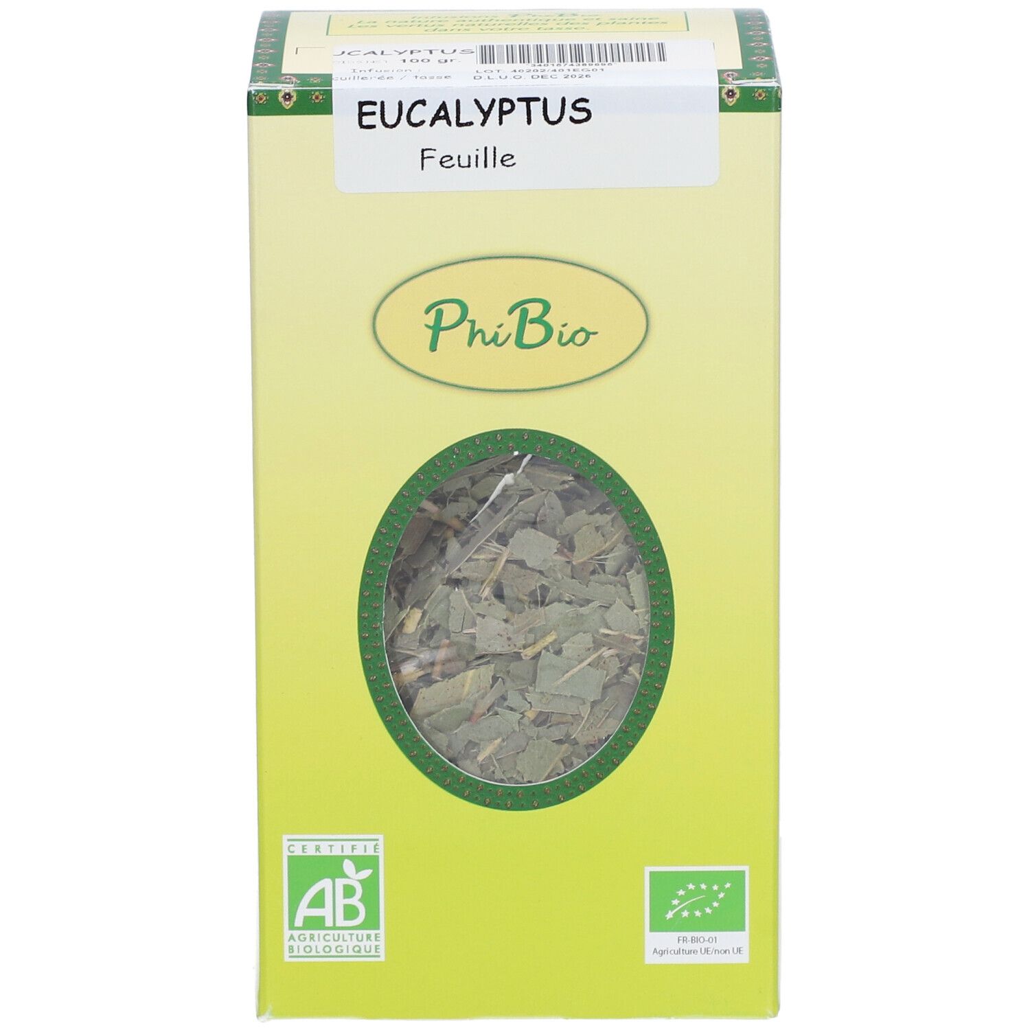 PHIBIO - Feuille d'eucalyptus bio