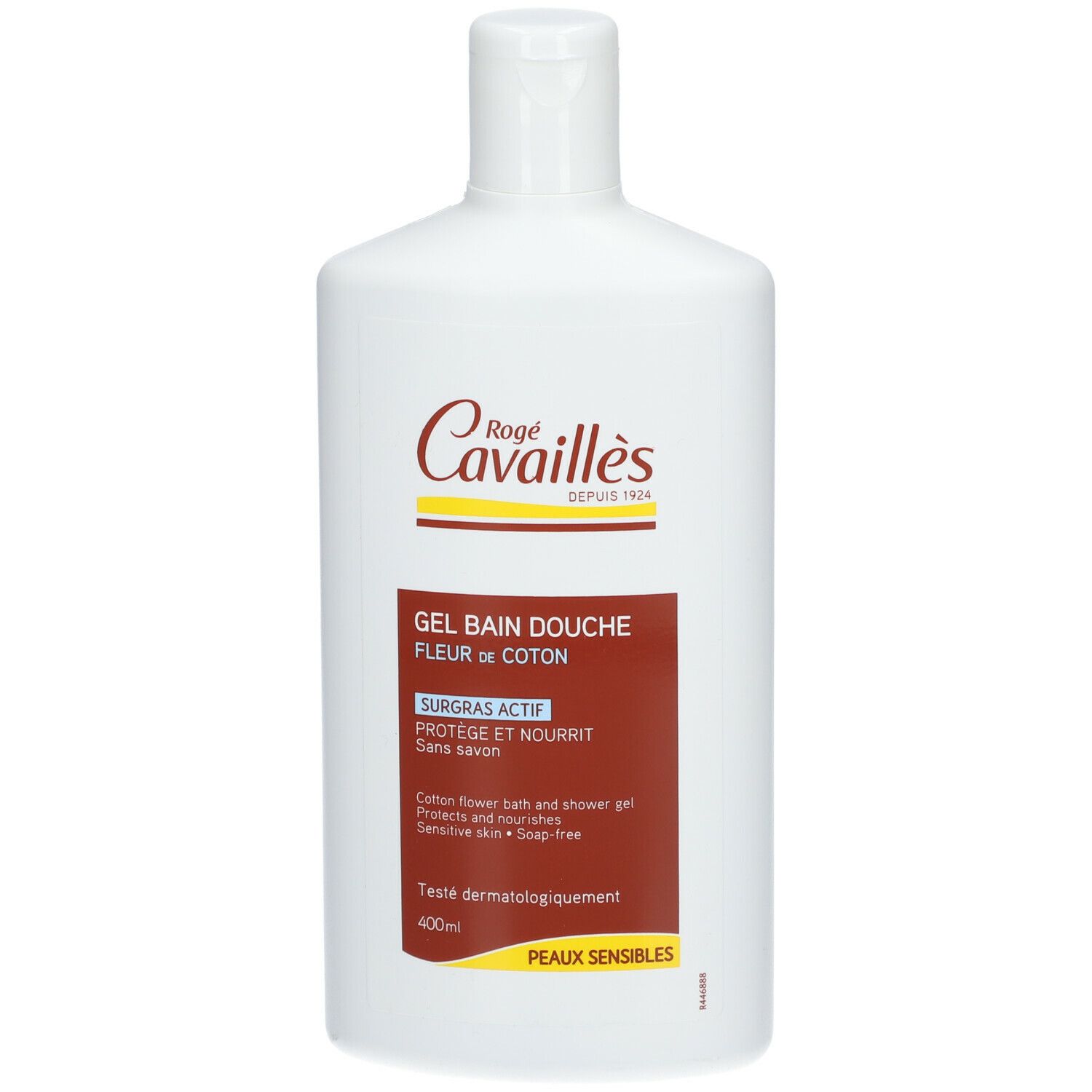 Rogé Cavaillès Gel bain et douche Surgras actif Fleur de coton