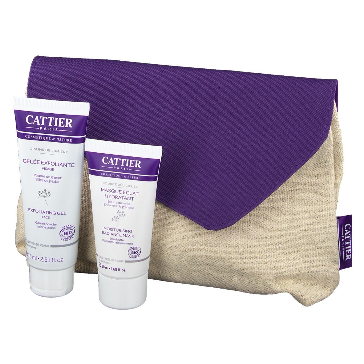 Cattier Coffret éclat visage avec trousse offerte