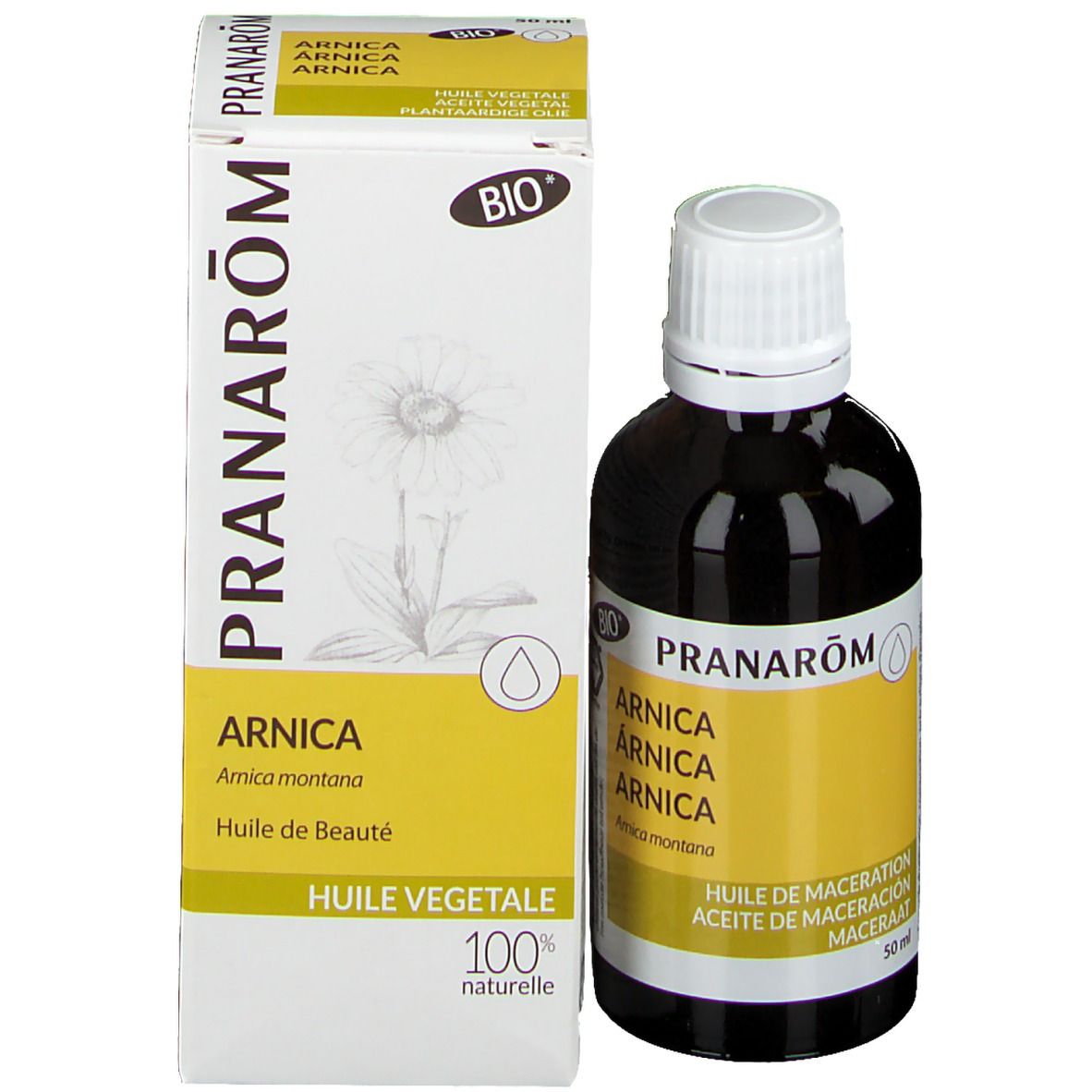 Pranarom Huiles Végétales Arnica 50 ml - Redcare Pharmacie