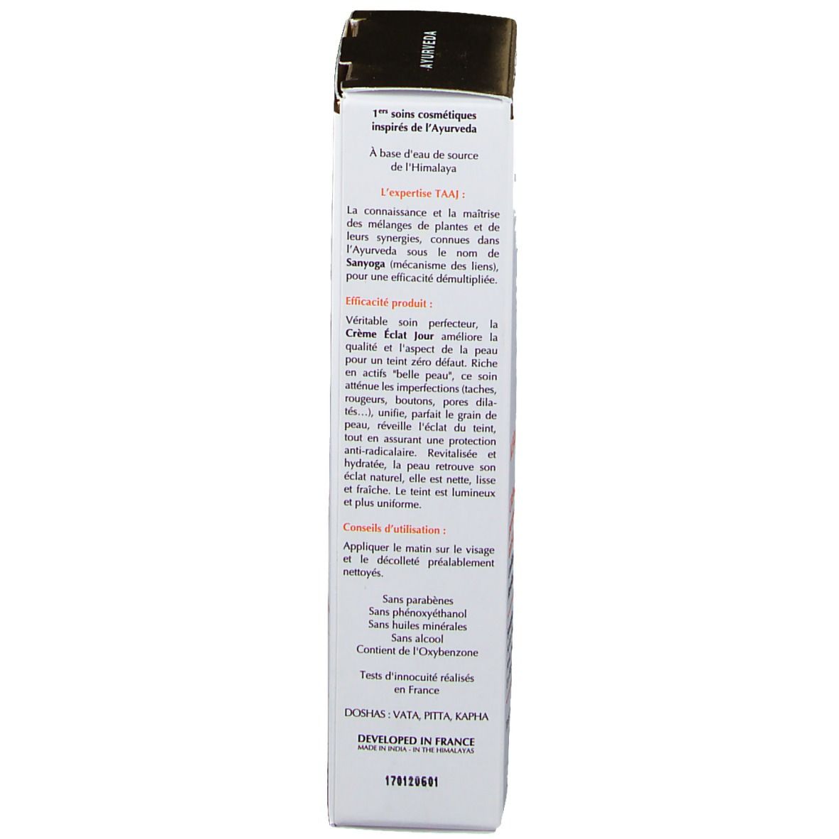 TAAJ Kerala Crème Éclat jour - SPF15