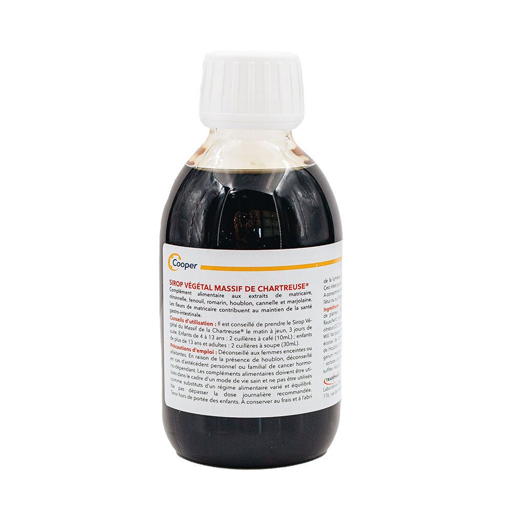 SIROP VÉGÉTAL DU MASSIF DE CHARTREUSE