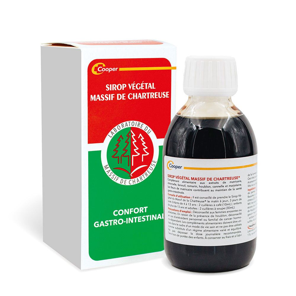 SIROP VÉGÉTAL DU MASSIF DE CHARTREUSE