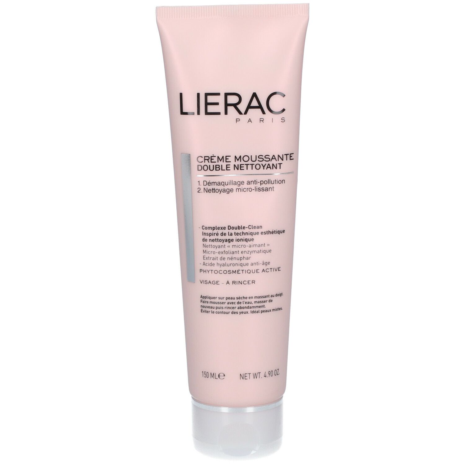 LIÉRAC Crème Moussante Double Nettoyant