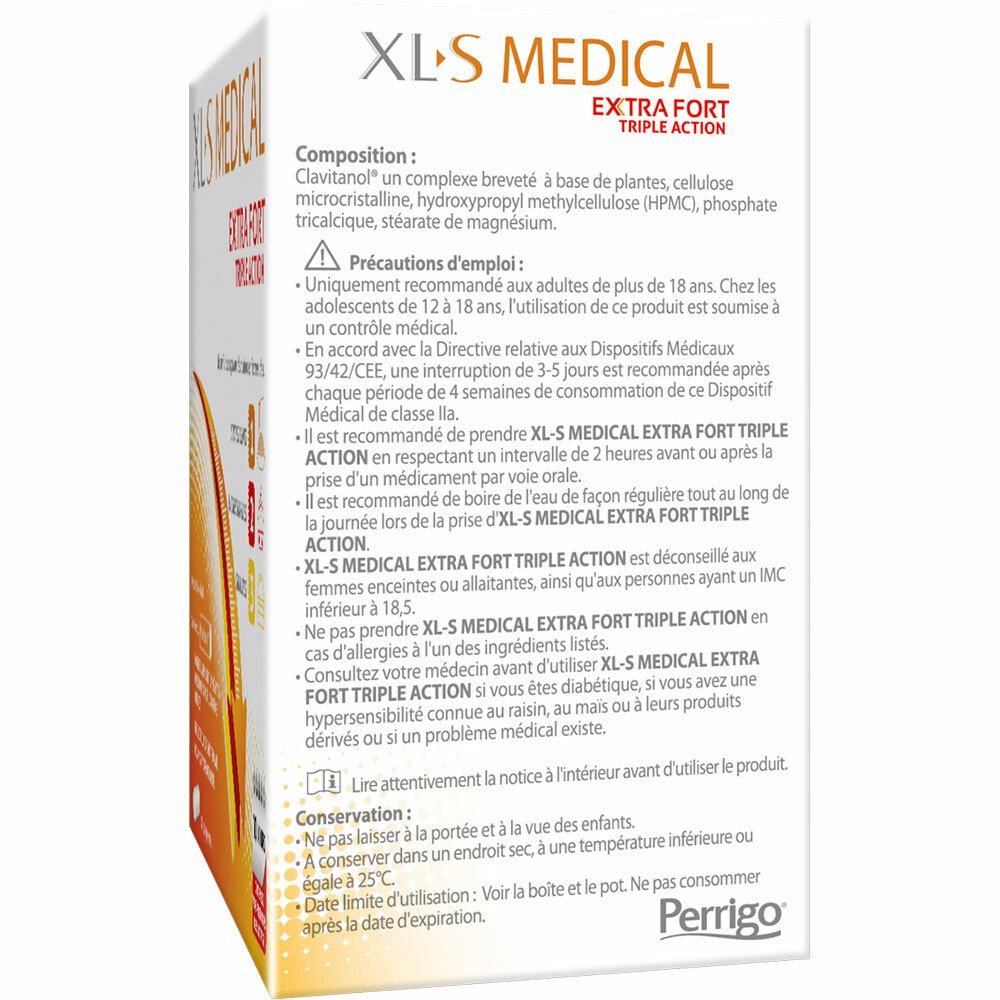XLS Medical Extra-Fort Aide à la Perte de Poids 40 Comprimés 40 pc(s) -  Redcare Pharmacie