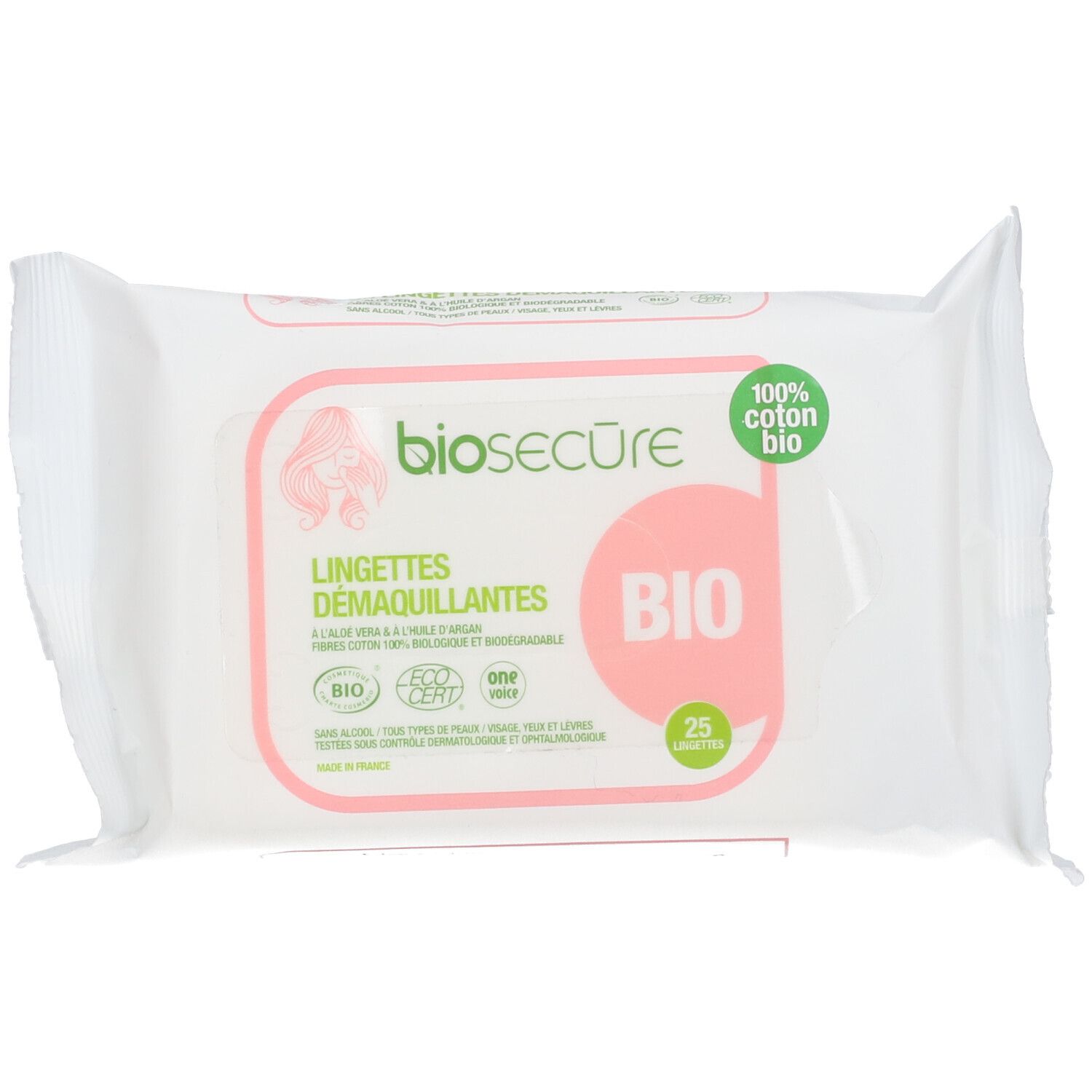 biosecure LINGETTES DÉMAQUILLANTES BIO