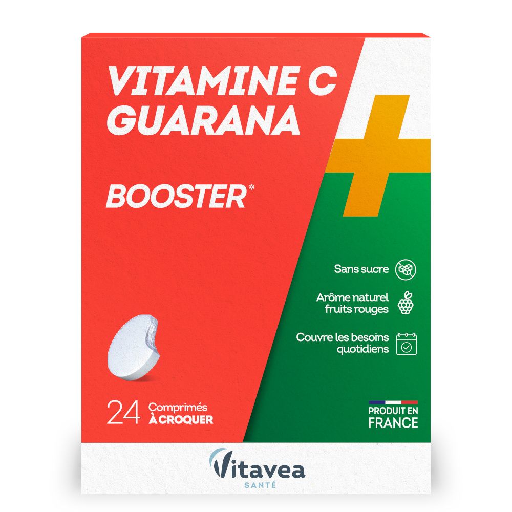 Nutrisanté BOOSTER : Vitamine C + Guarana