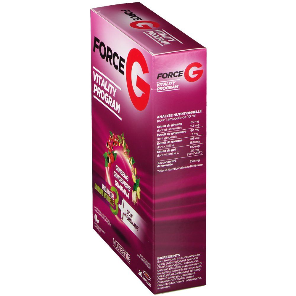Nutrisanté FORCE G – VITALITY PROGRAM