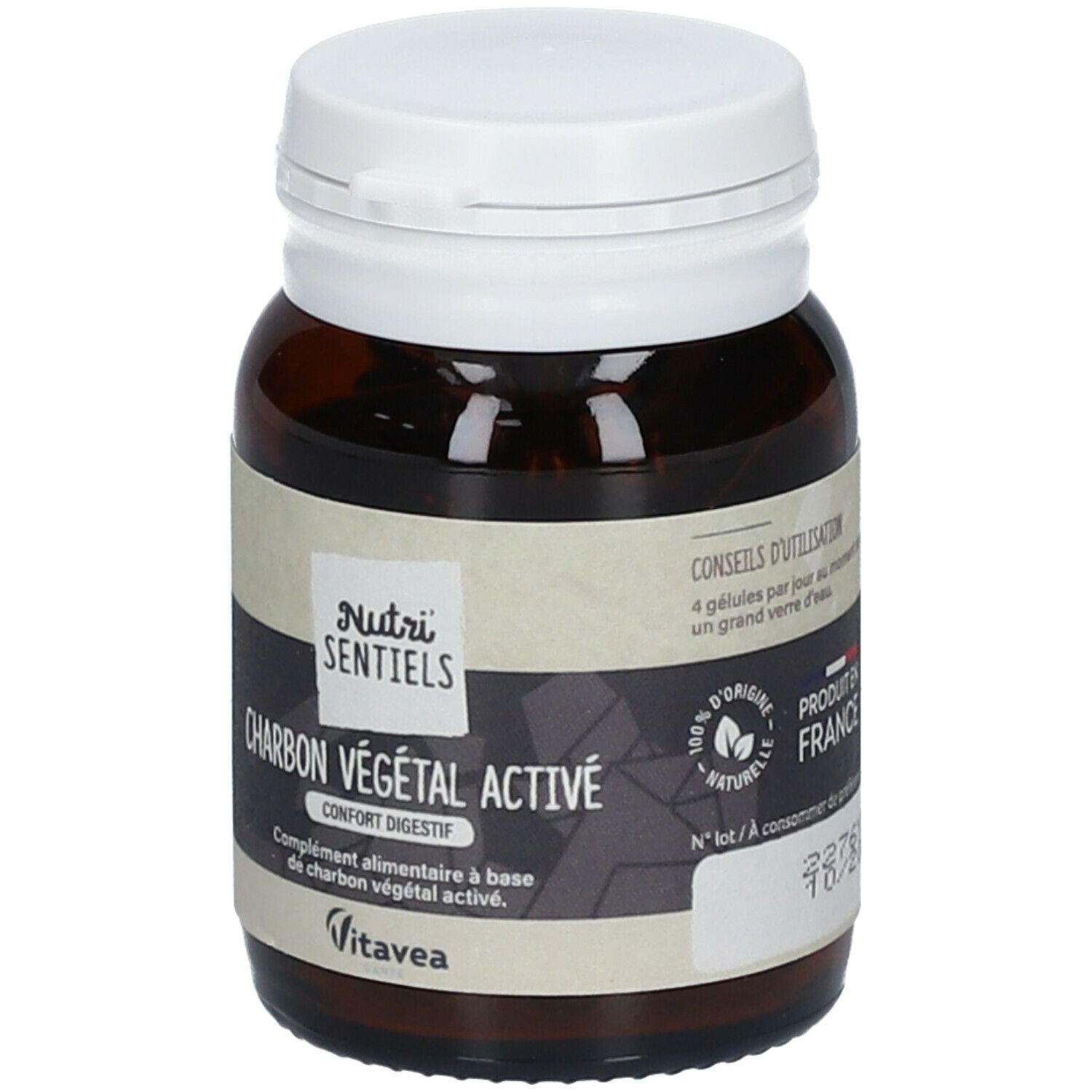 Nutrisanté CHARBON VÉGÉTAL ACTIVÉ
