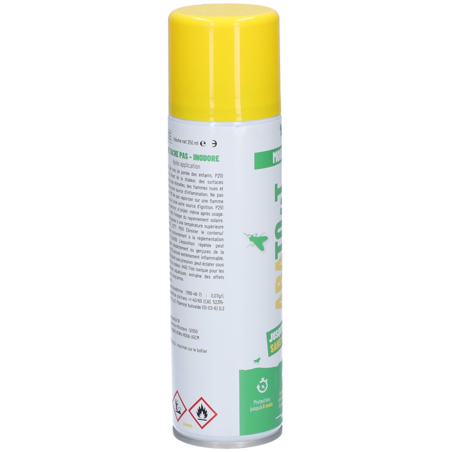ABATOUT MOUCHES - Laque insecticide haute rémanence, spray.  - spray 335 ml