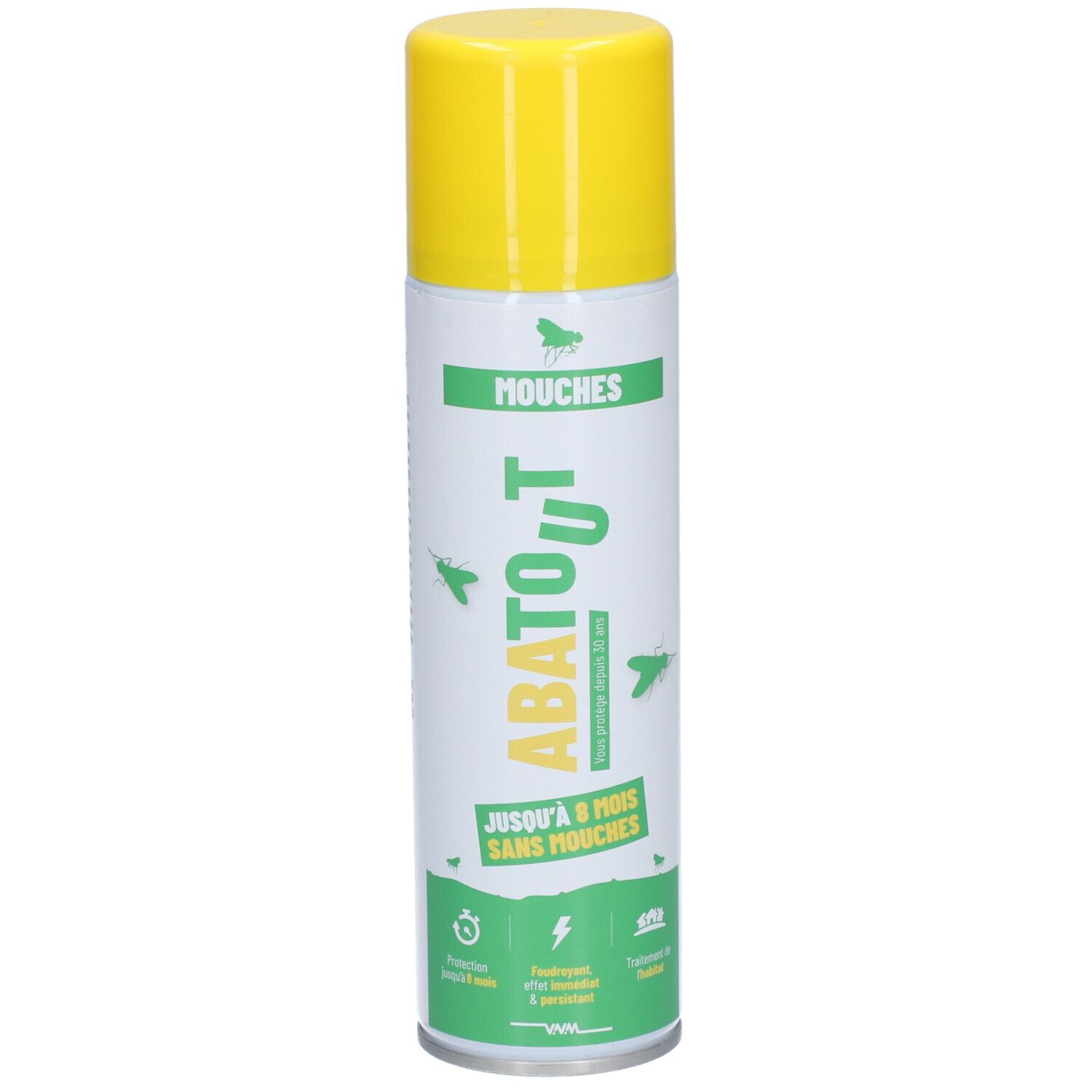 ABATOUT MOUCHES - Laque insecticide haute rémanence, spray.  - spray 335 ml
