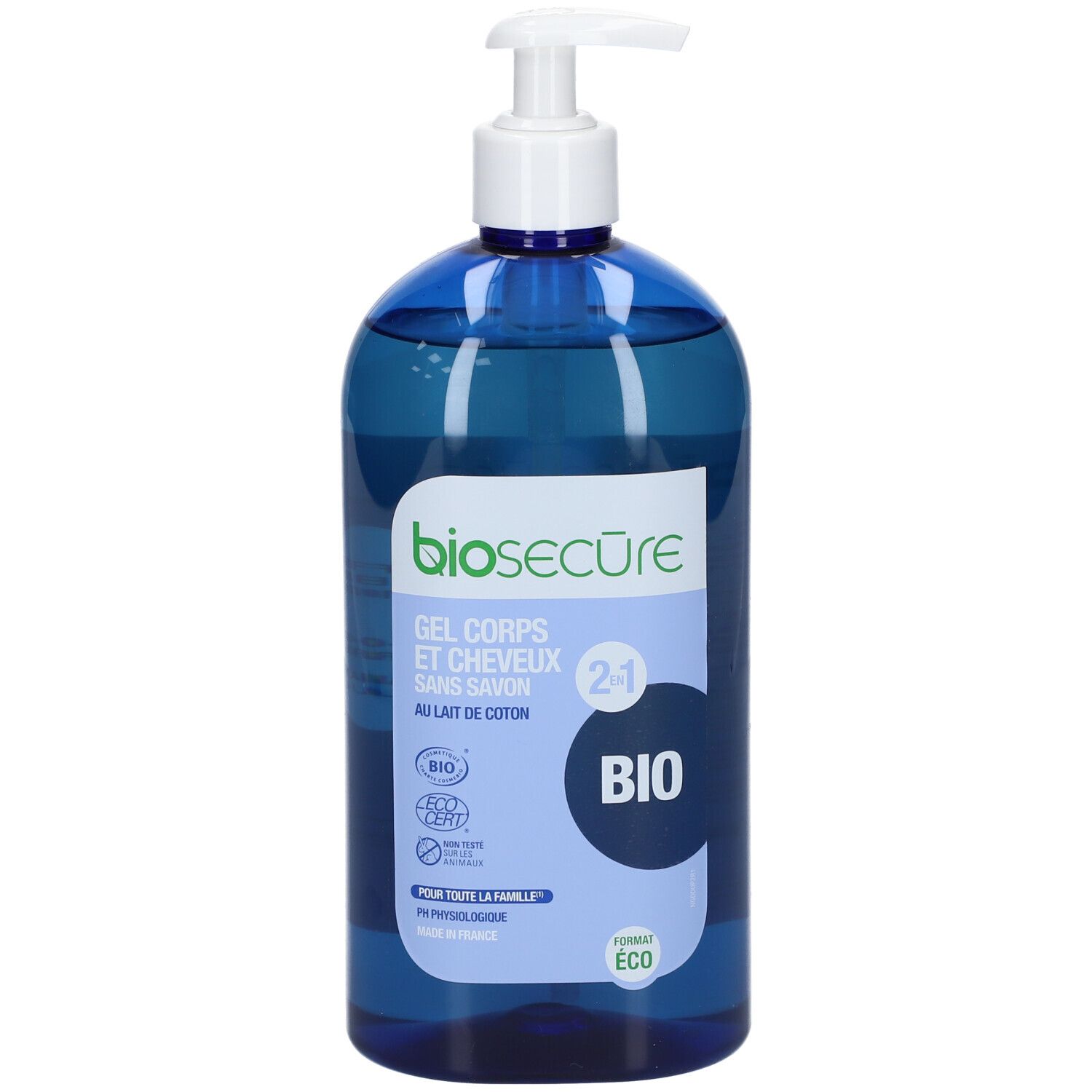biosecure GEL CORPS ET CHEVEUX Au lait de coton