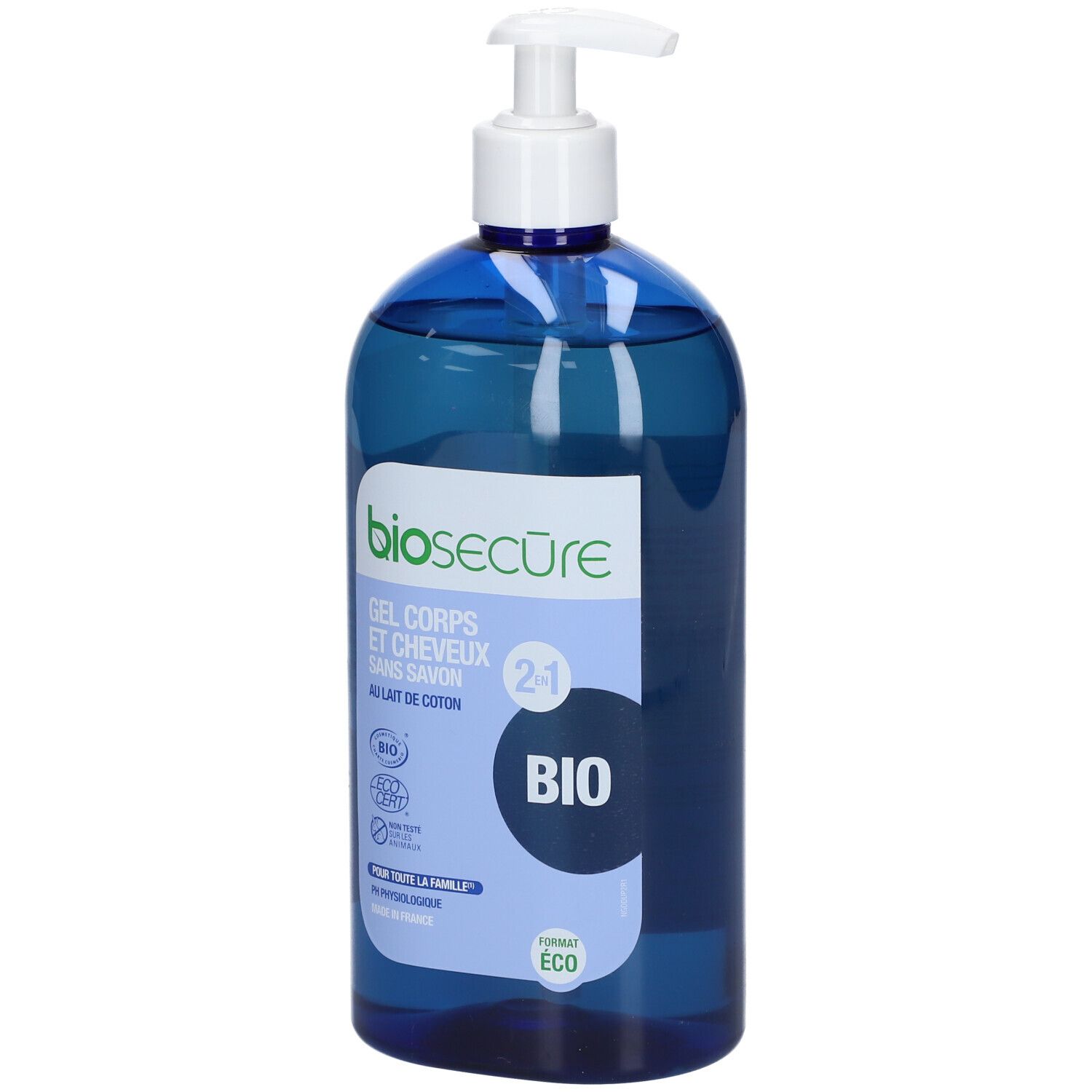 biosecure GEL CORPS ET CHEVEUX Au lait de coton