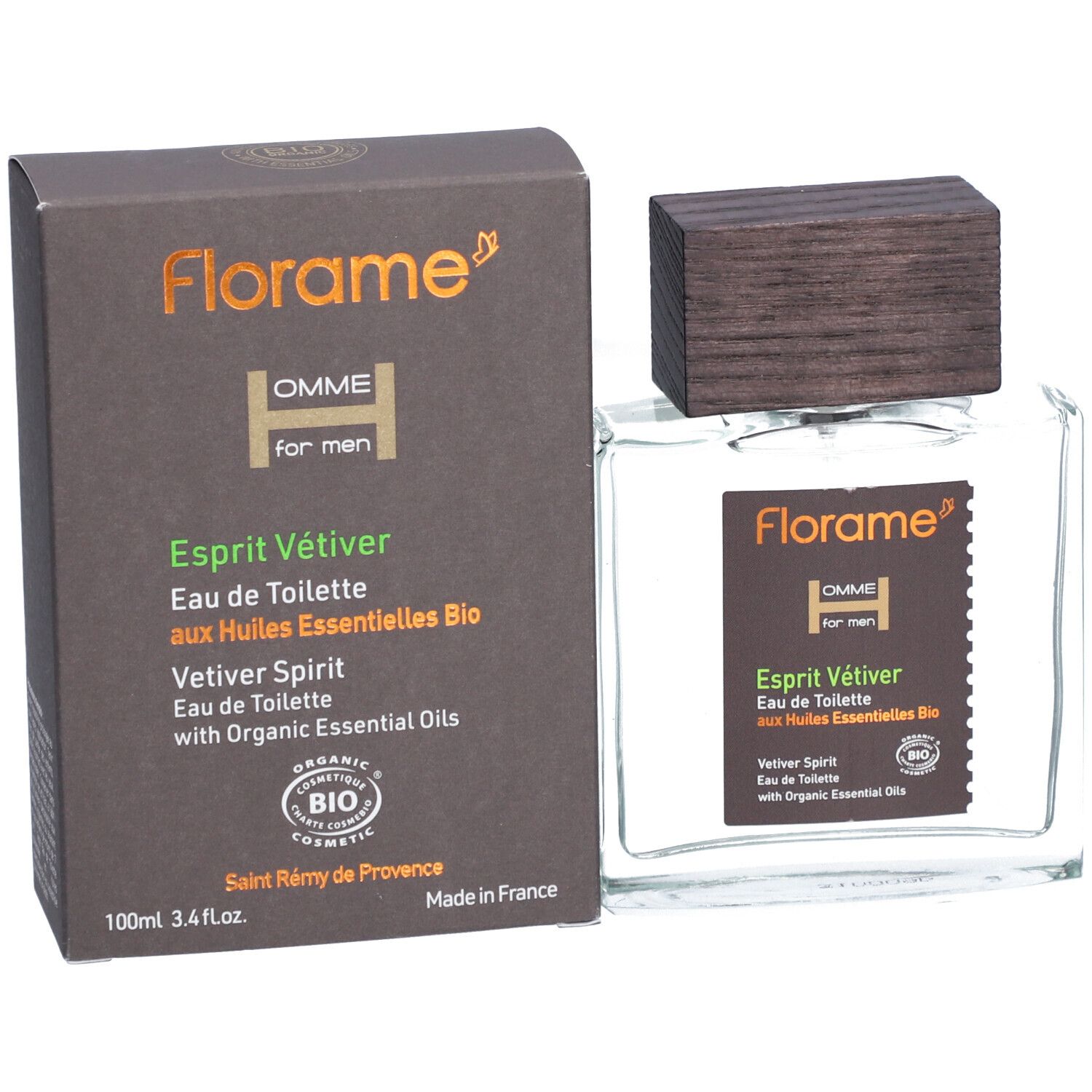 Florame Homme Eau de Toilette Esprit Vétiver