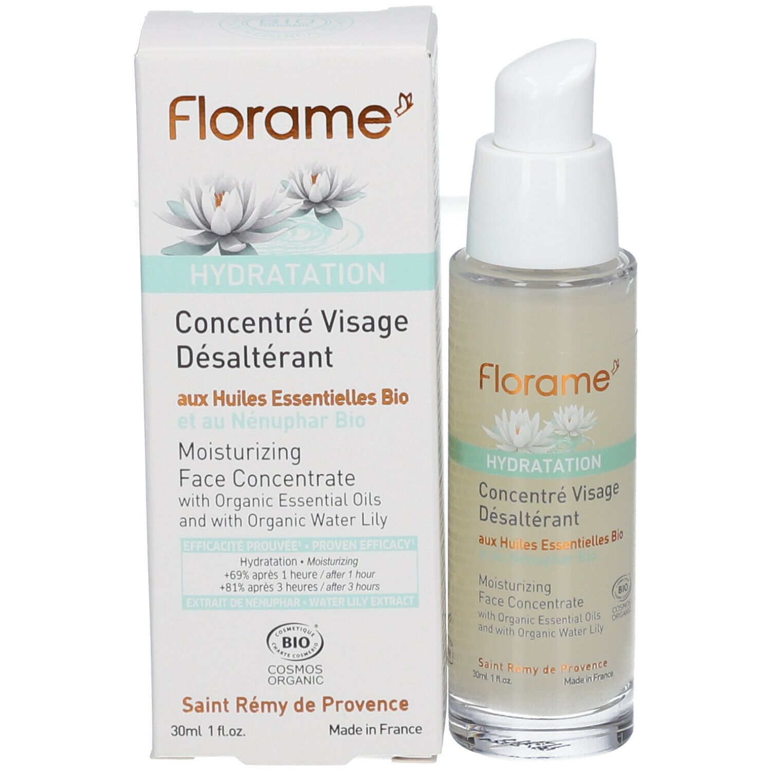 Florame HYDRATATION Concentré Visage Désaltérant
