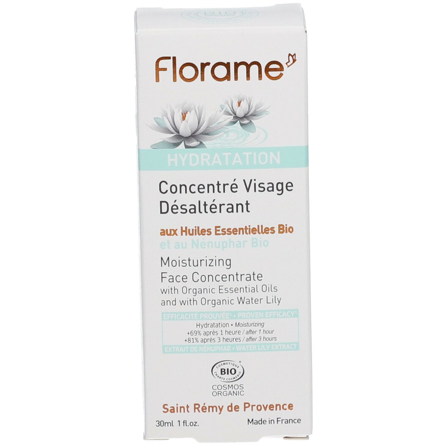 Florame HYDRATATION Concentré Visage Désaltérant