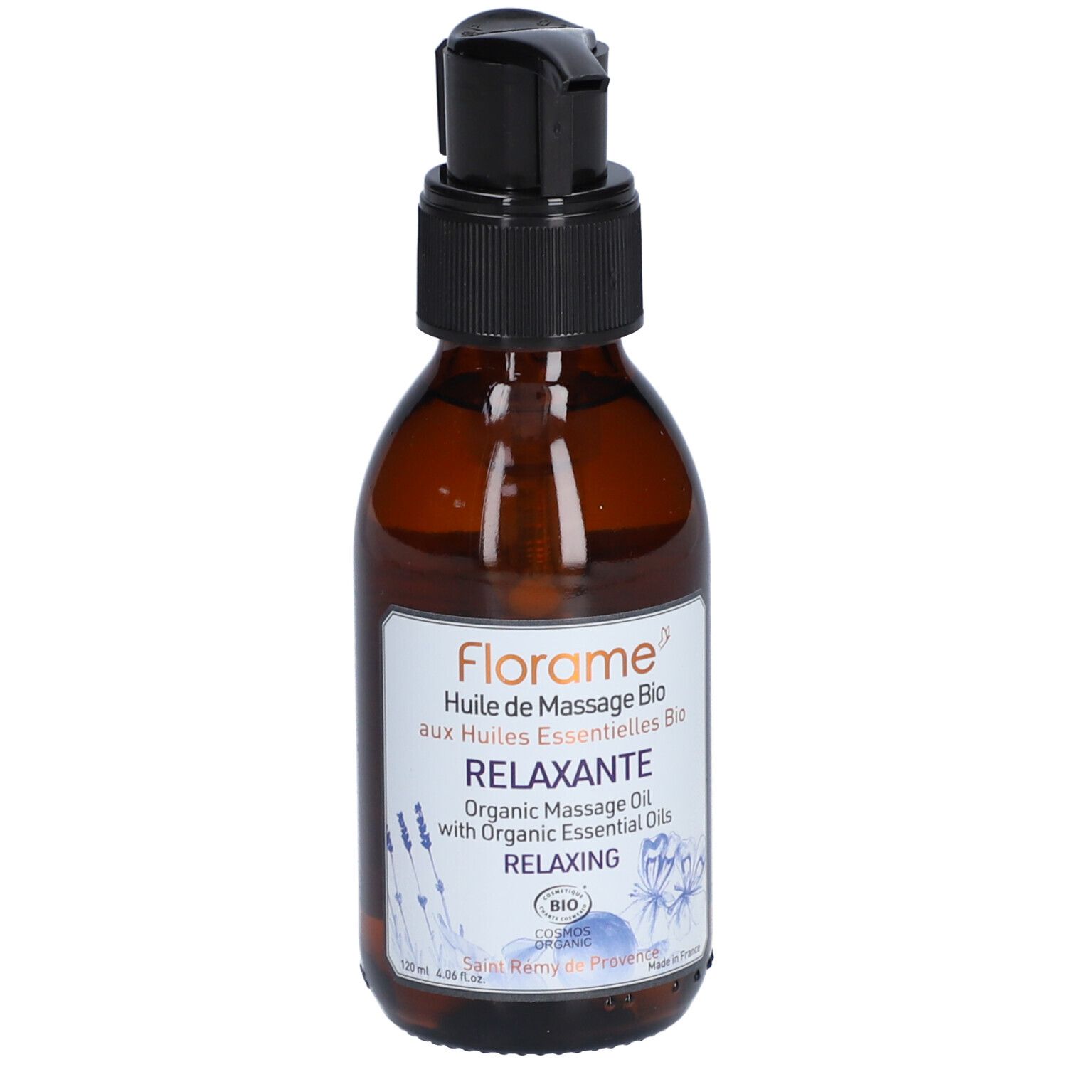 Florame Huile de massage relaxante BIO lavande & géranium