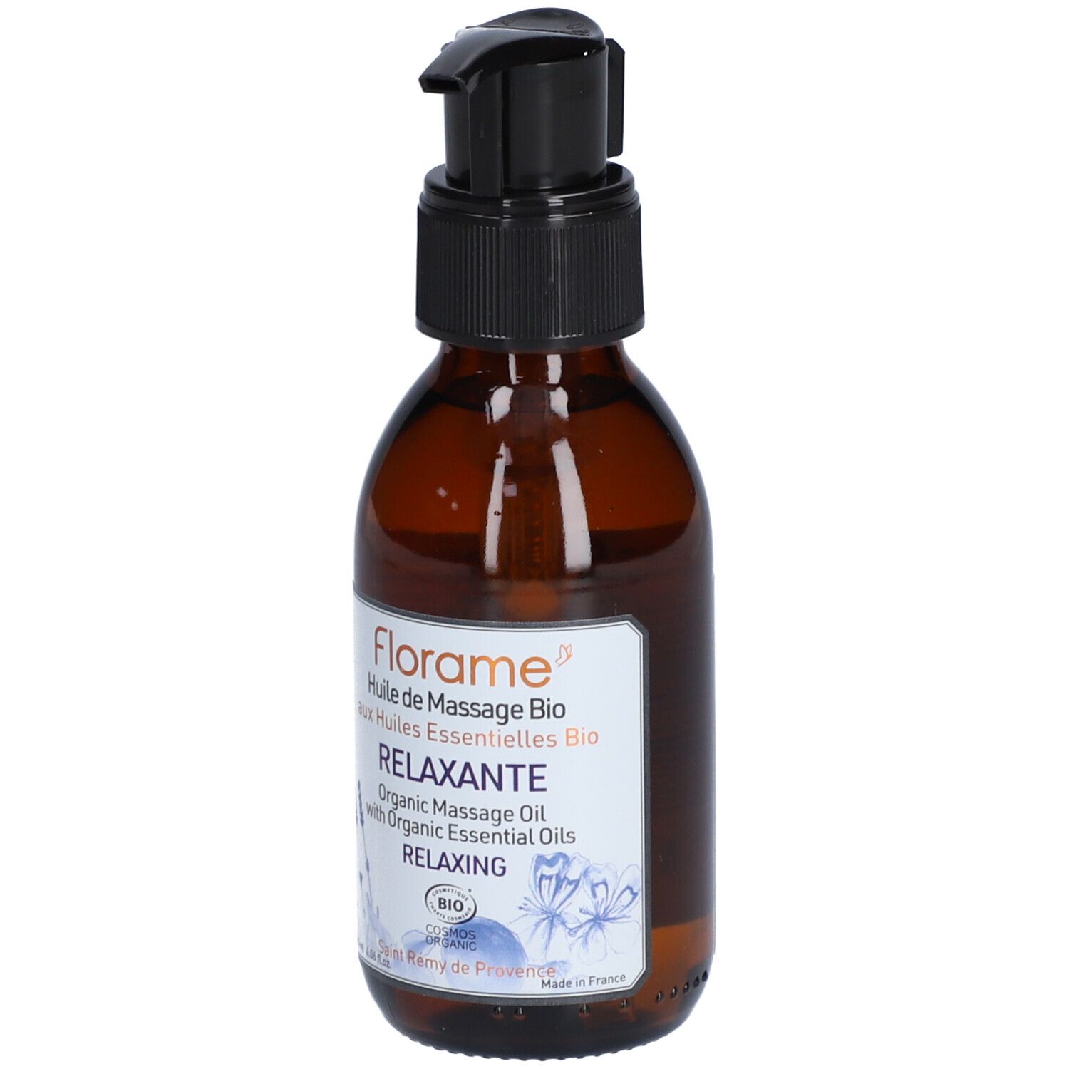 Florame Huile de massage relaxante BIO lavande & géranium