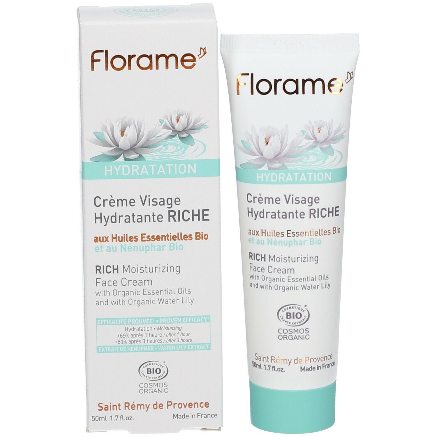 Florame HYDRATATION Crème Visage Hydratante RICHE