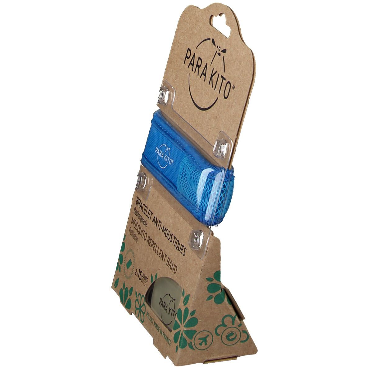 PARA KITO™ Bracelet anti-moustiques bleu
