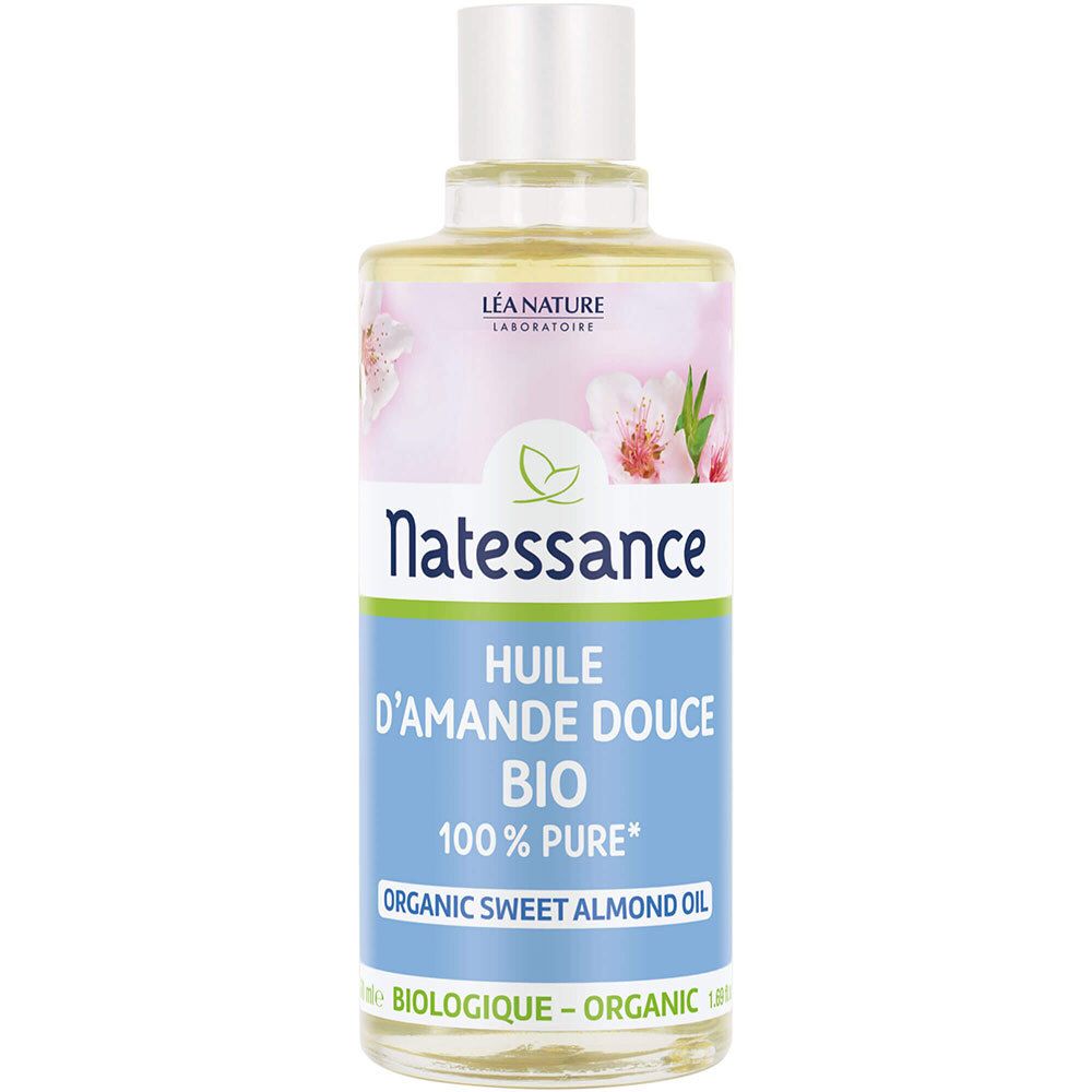 Natessance Huile d'Amande Douce Bio 100 % Pure