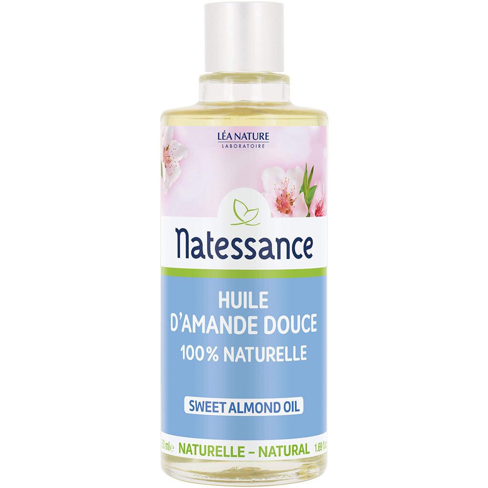 Natessance Huile d’Amande Douce 100 % Naturelle