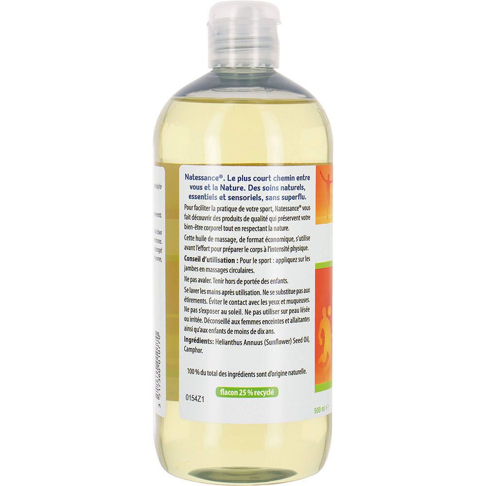 Natessance Huile de Massage au Camphre