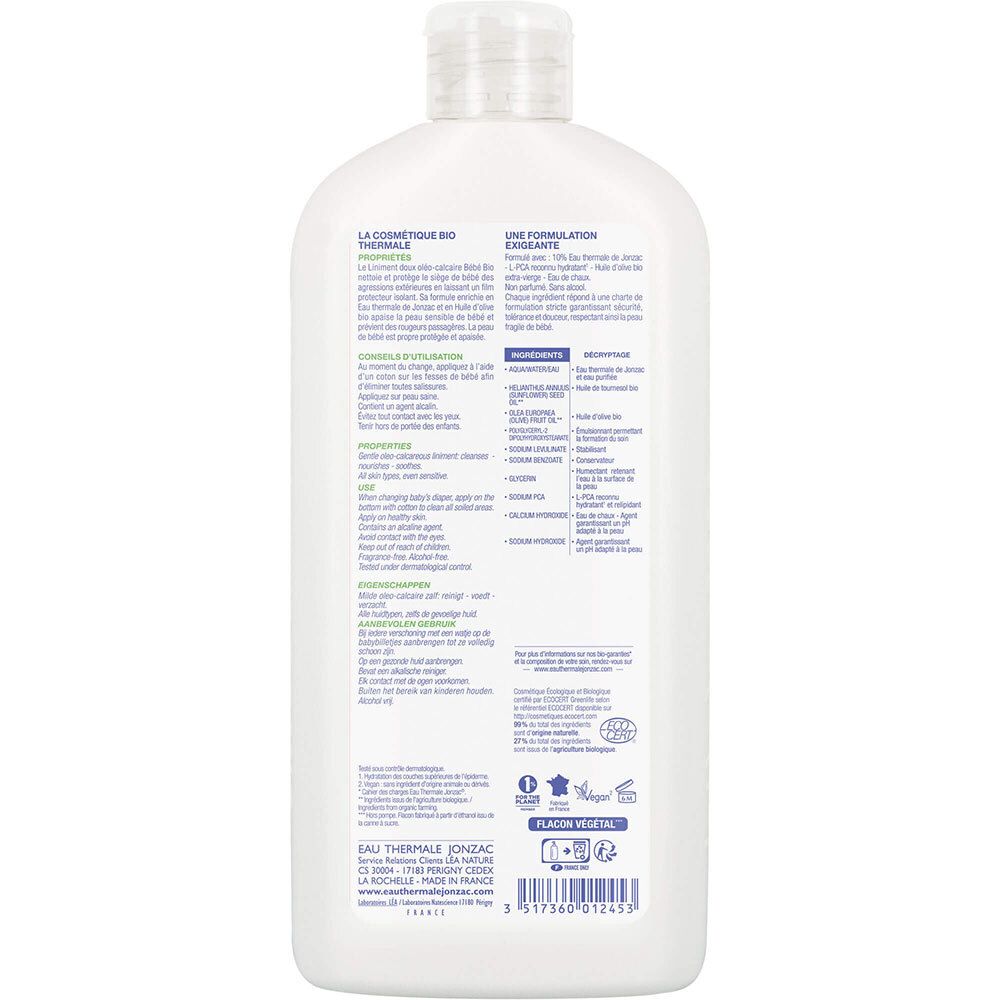 Jonzac Bébé Bio Liniment Oléo-Calcaire Doux