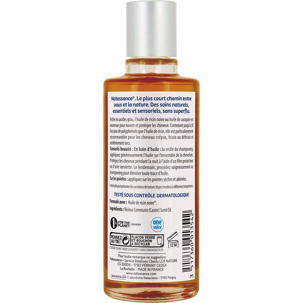 Natessance Huile de Carapate Fortifiante Cheveux