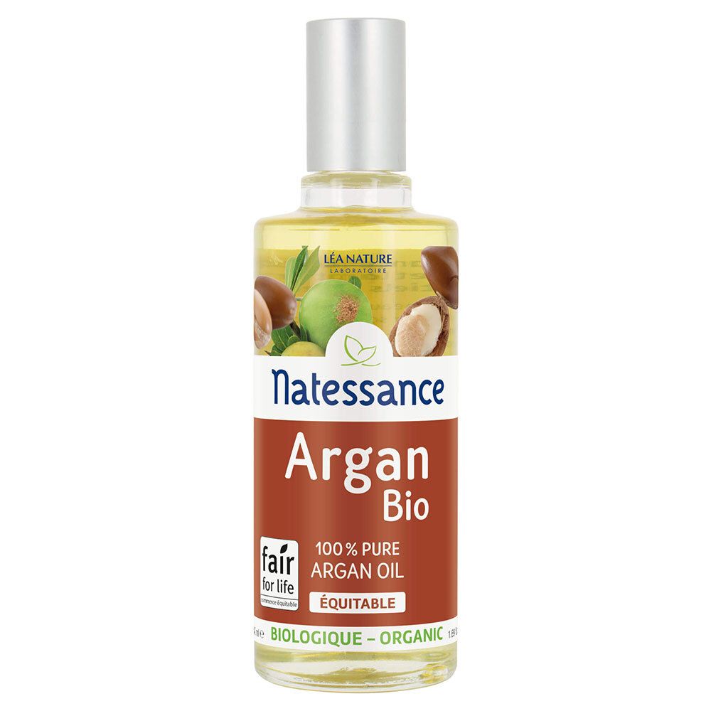 Natessance Huile d’Argan Bio Équitable 100 % Pure