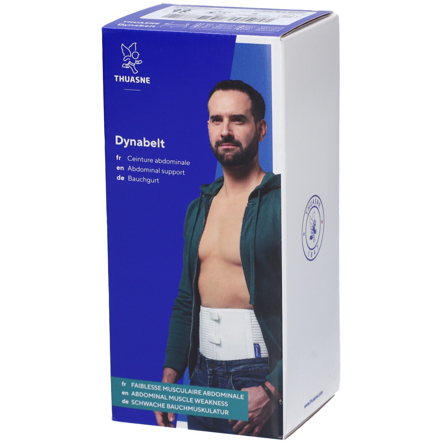 DYNABELT - Ceinture de soutien abdominal élastique, hauteur 16 cm taille 2