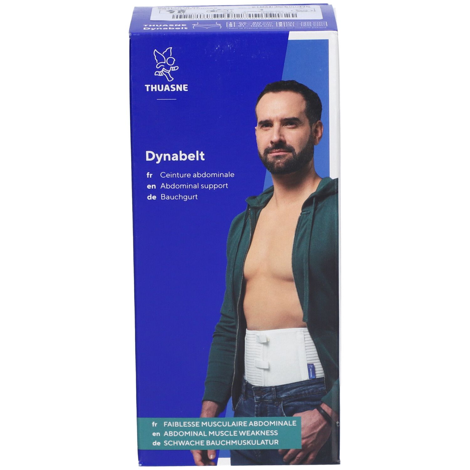 Ceinture De Protection Ventre Stübben Cuir Brun 44" - Rembourrée, élastique, Clous