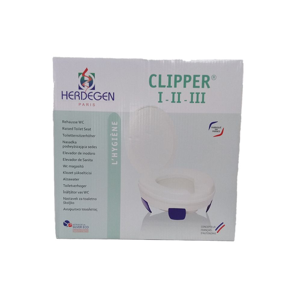 Clipper II, Siège réhausseur de WC ajustable, unité