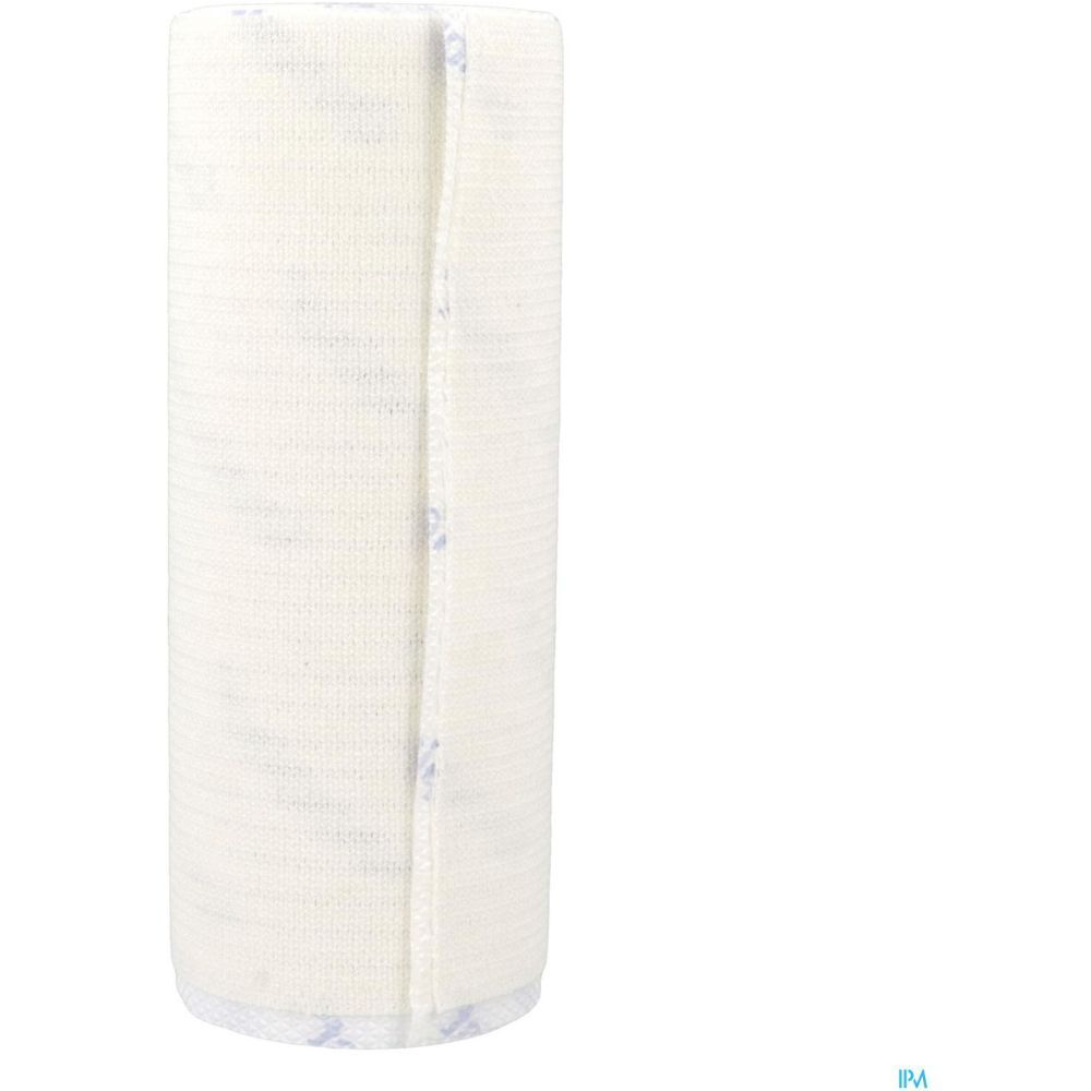 Bande élastique blanche roulée. Couture visible. Sans emballage.