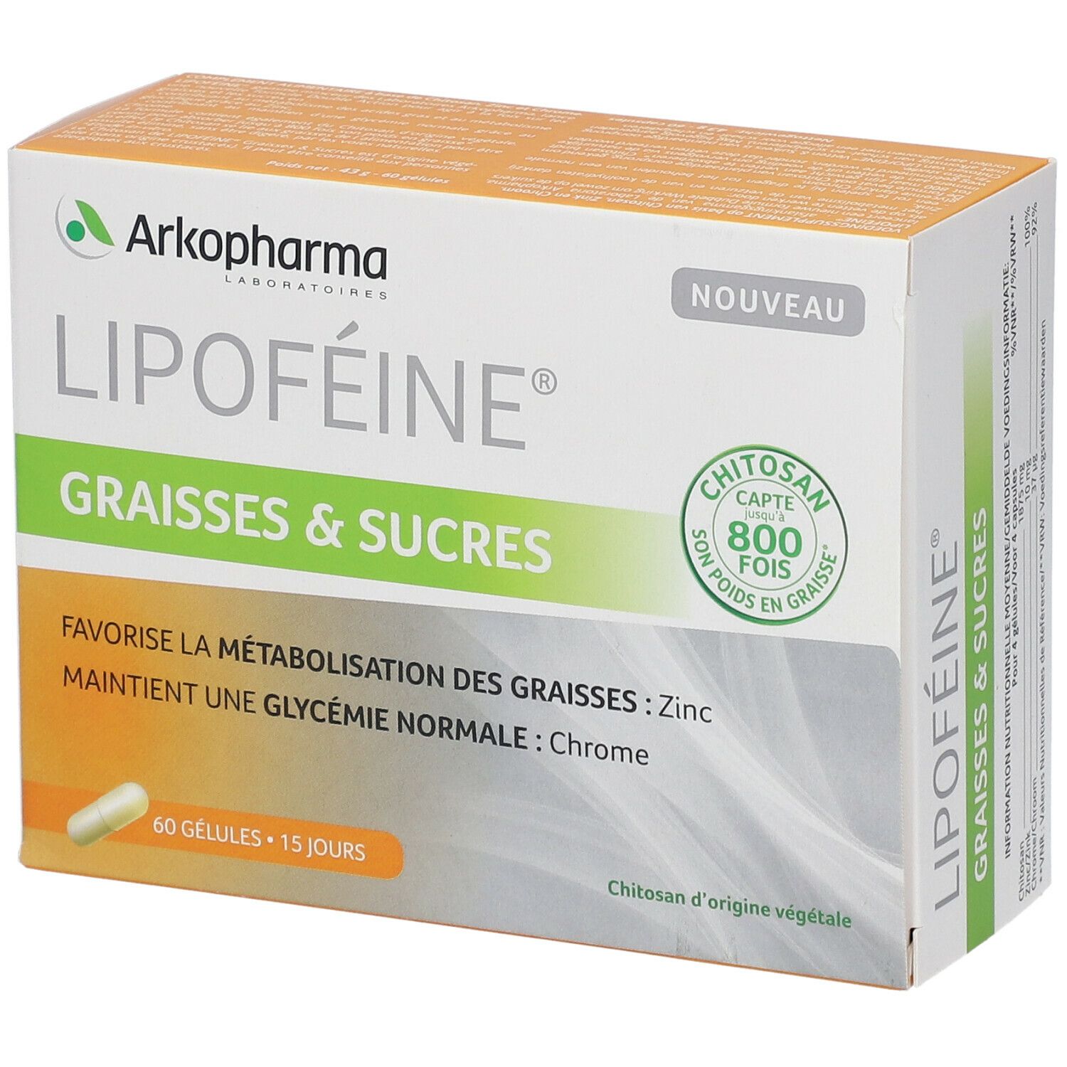 Arkopharma LIPOFÉINE® Graisses & Sucres