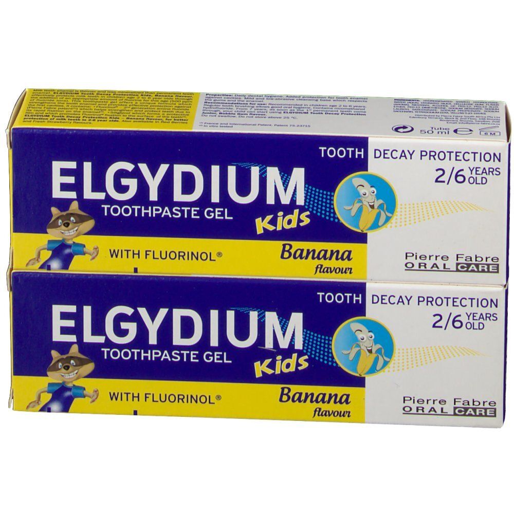 Elgydium Kids Dentifrice Banane 2 - 6 ans