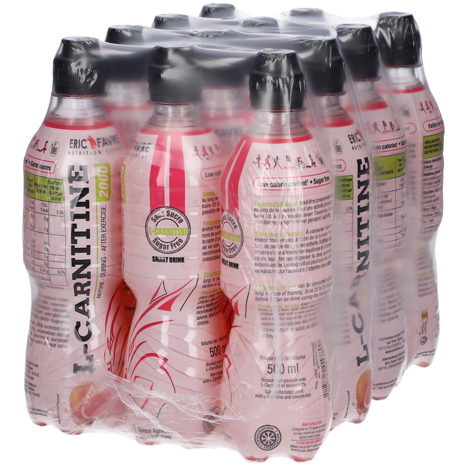 ERIC FAVRE Boisson L-Carnitine Saveur pamplemousse