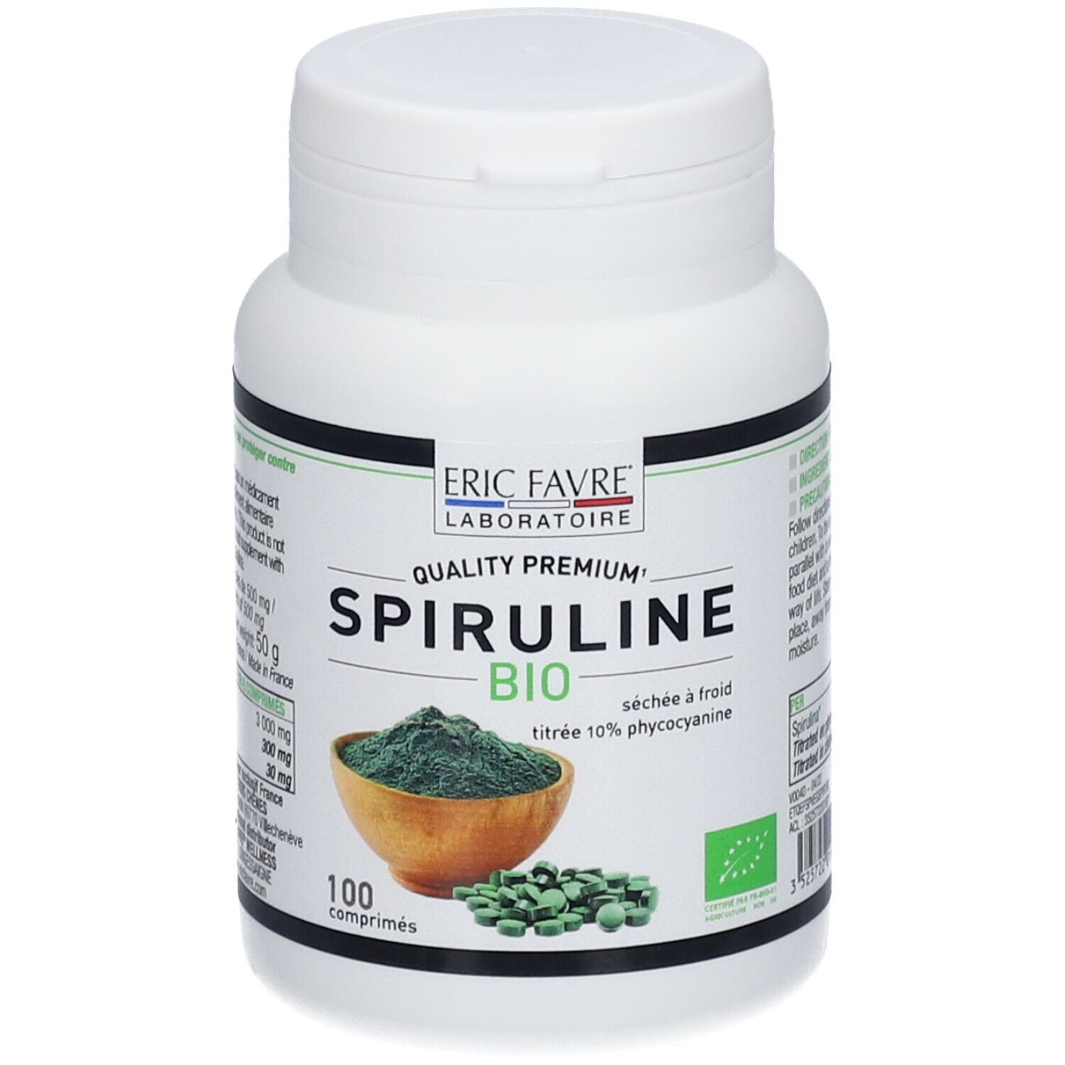 Eric Favre Spiruline Vegan Bio 100 Pc S Redcare Pharmacie